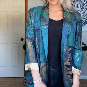 Unique Kensington square light blazer